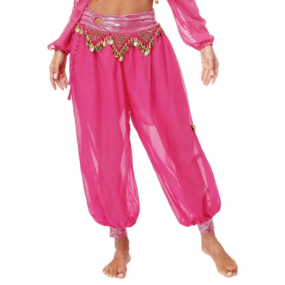 Belly Dance Pants with Beaded Tassels