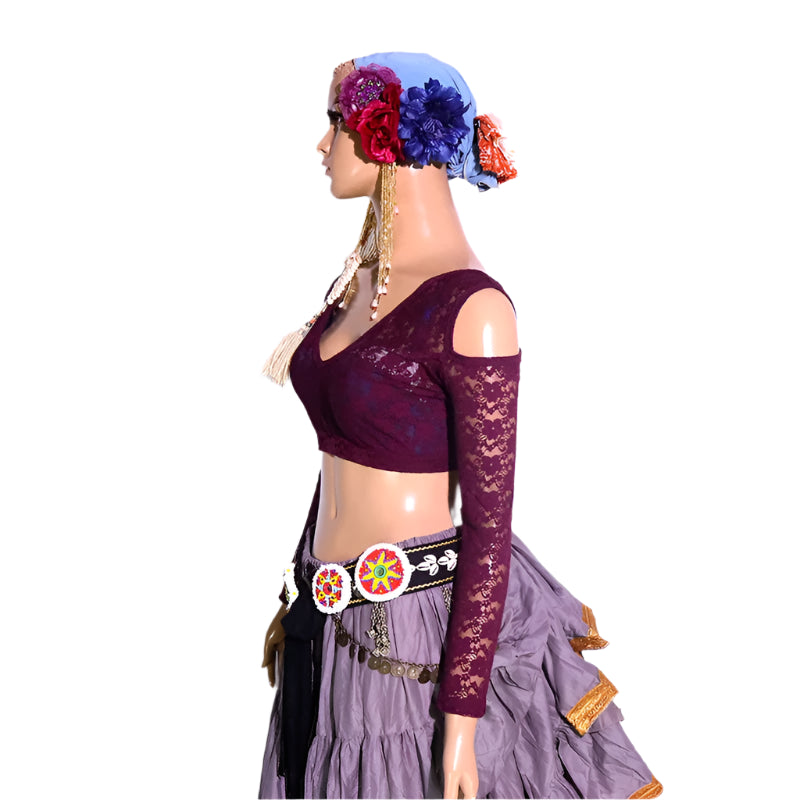 Lace Choli Belly Dance Top