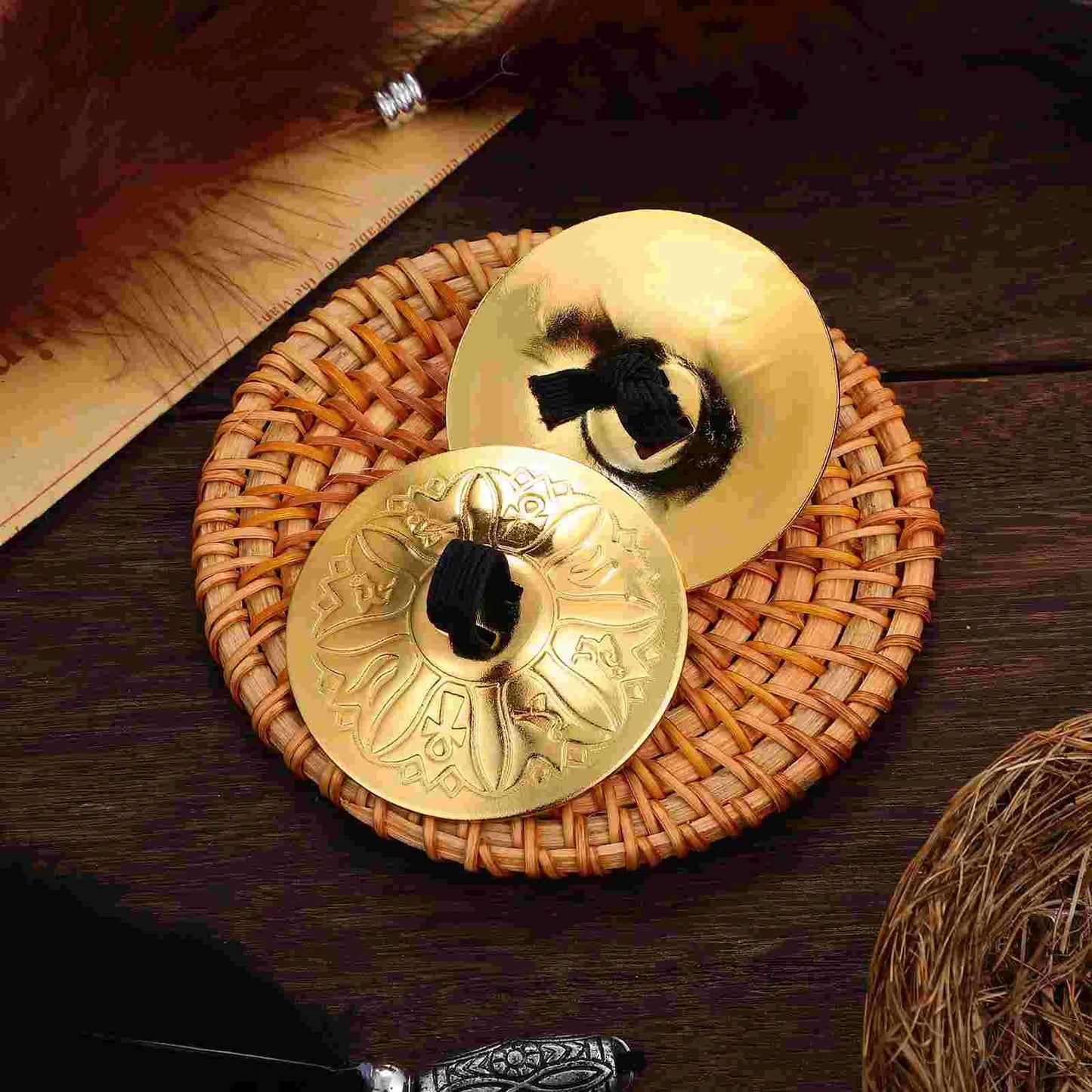 Copper Finger Cymbals - 4pcs Set