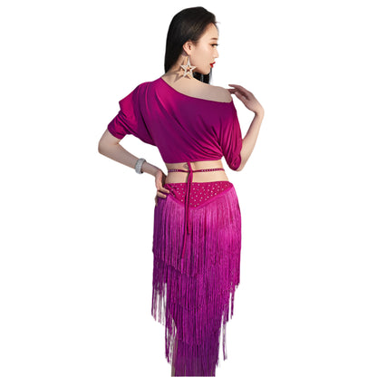 Belly Dance Performance Set – Top, Skirt, and Underwear Included