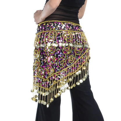 Mesh Belly Dance Hip Scarf