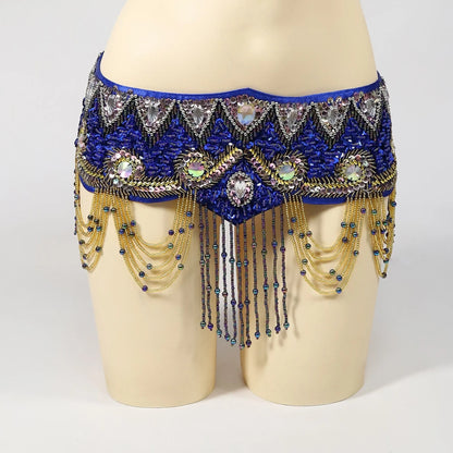 Plus-Size Tribal Belly Dance Hip Belt (Adjustable Fit)