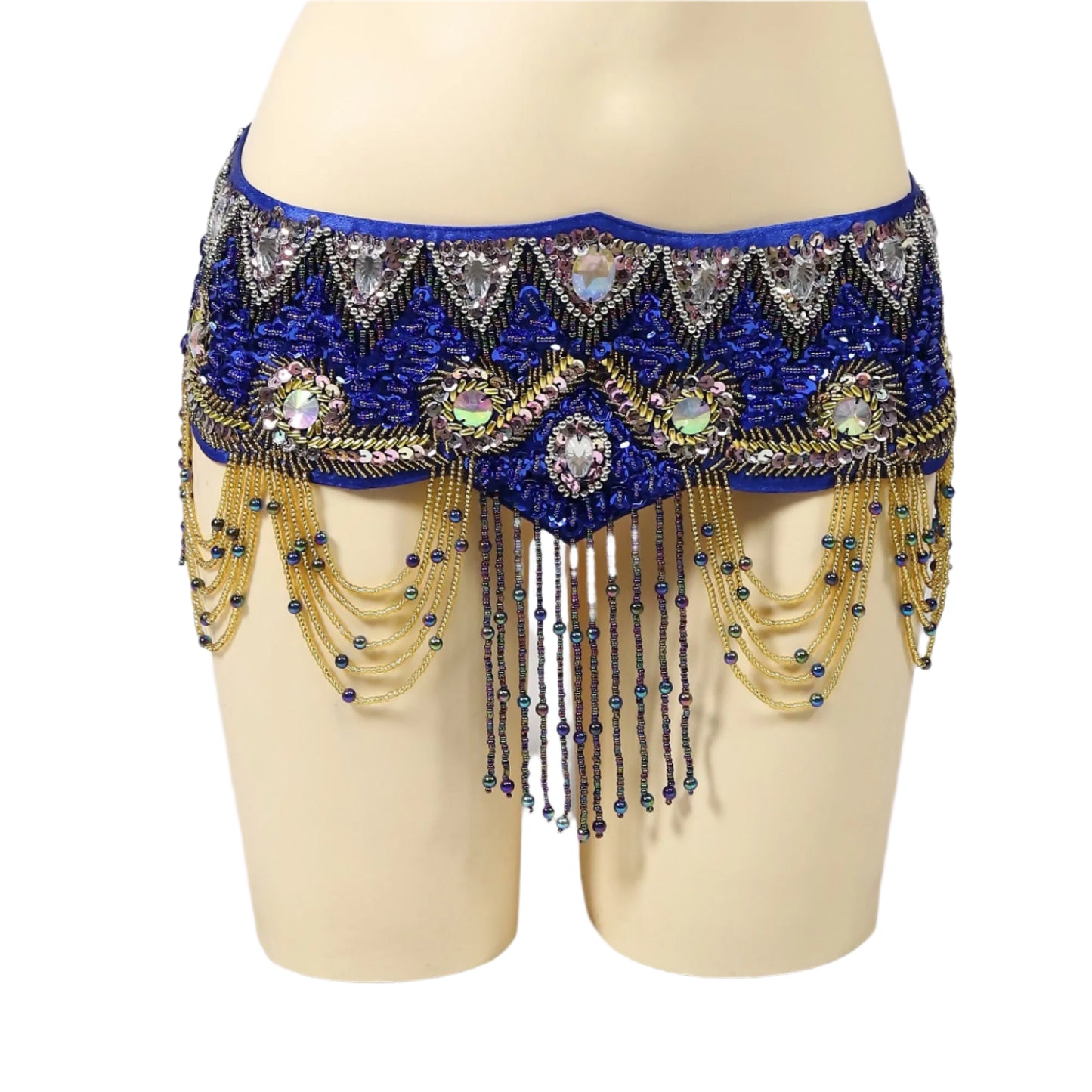 Plus-Size Tribal Belly Dance Hip Belt (Adjustable Fit)