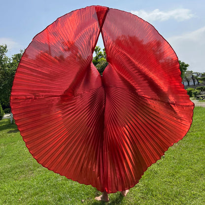 Transparent Iridescent Belly Dance Isis Wings - 300 Degrees