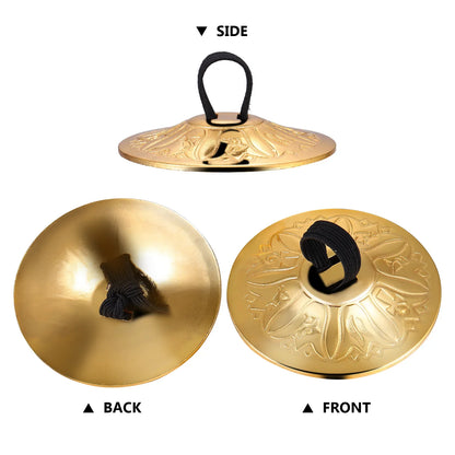 Copper Finger Cymbals - 4pcs Set