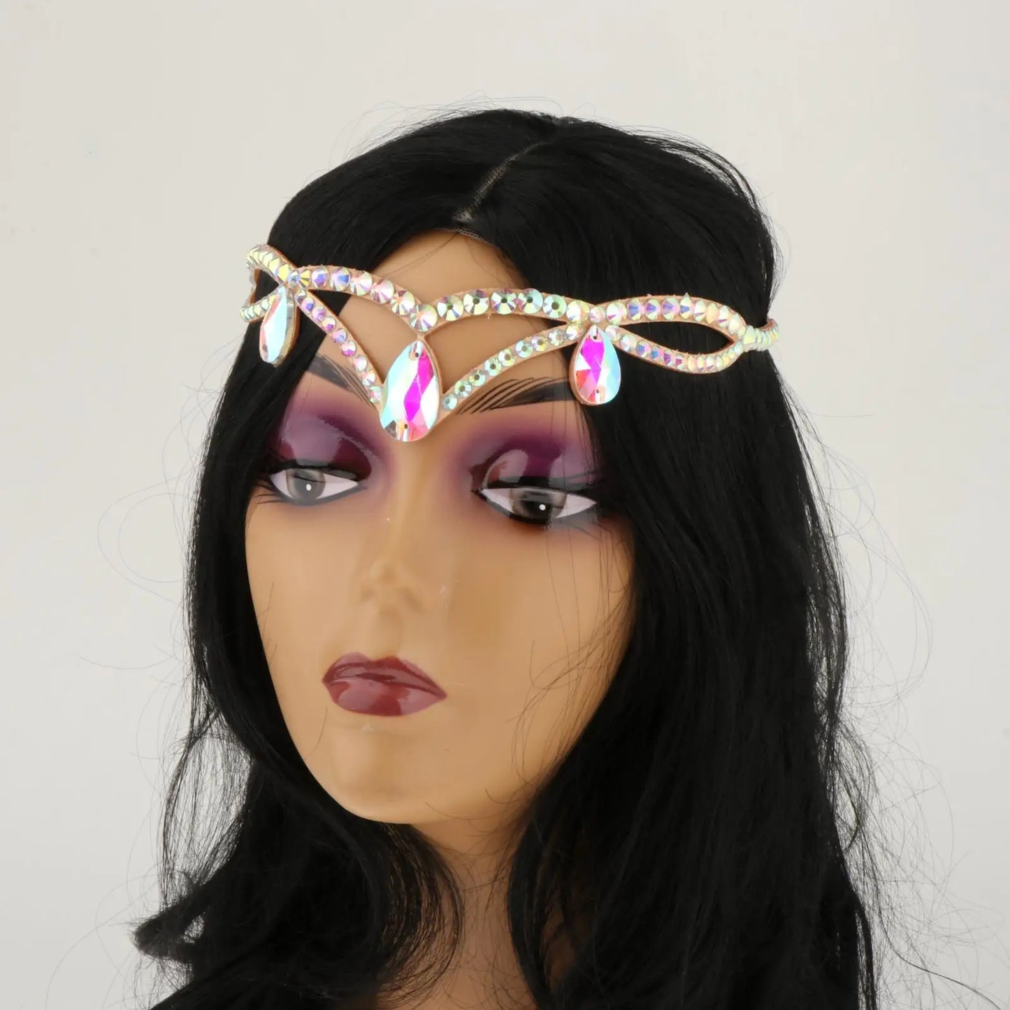 Crown of Elegance - Belly Dance Rhinestone Headpiece