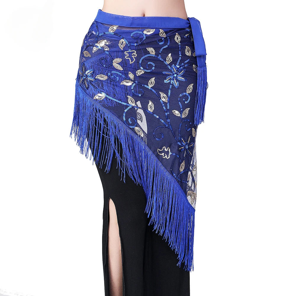 Sparkling Sequin Belly Dance Hip Scarf