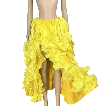 Layered Ruffle Belly Dance Skirt – Dazzle with Every Move!