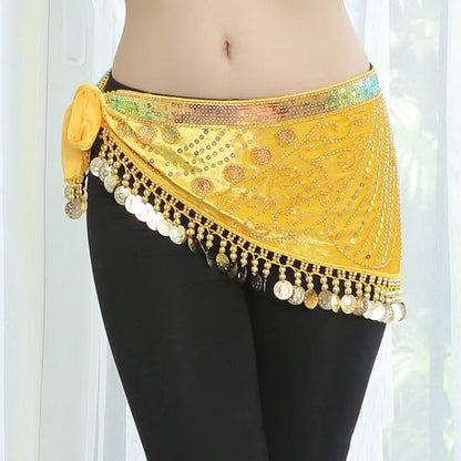 Dance Like a Queen - Embellished Belly Dance Hip Scarf